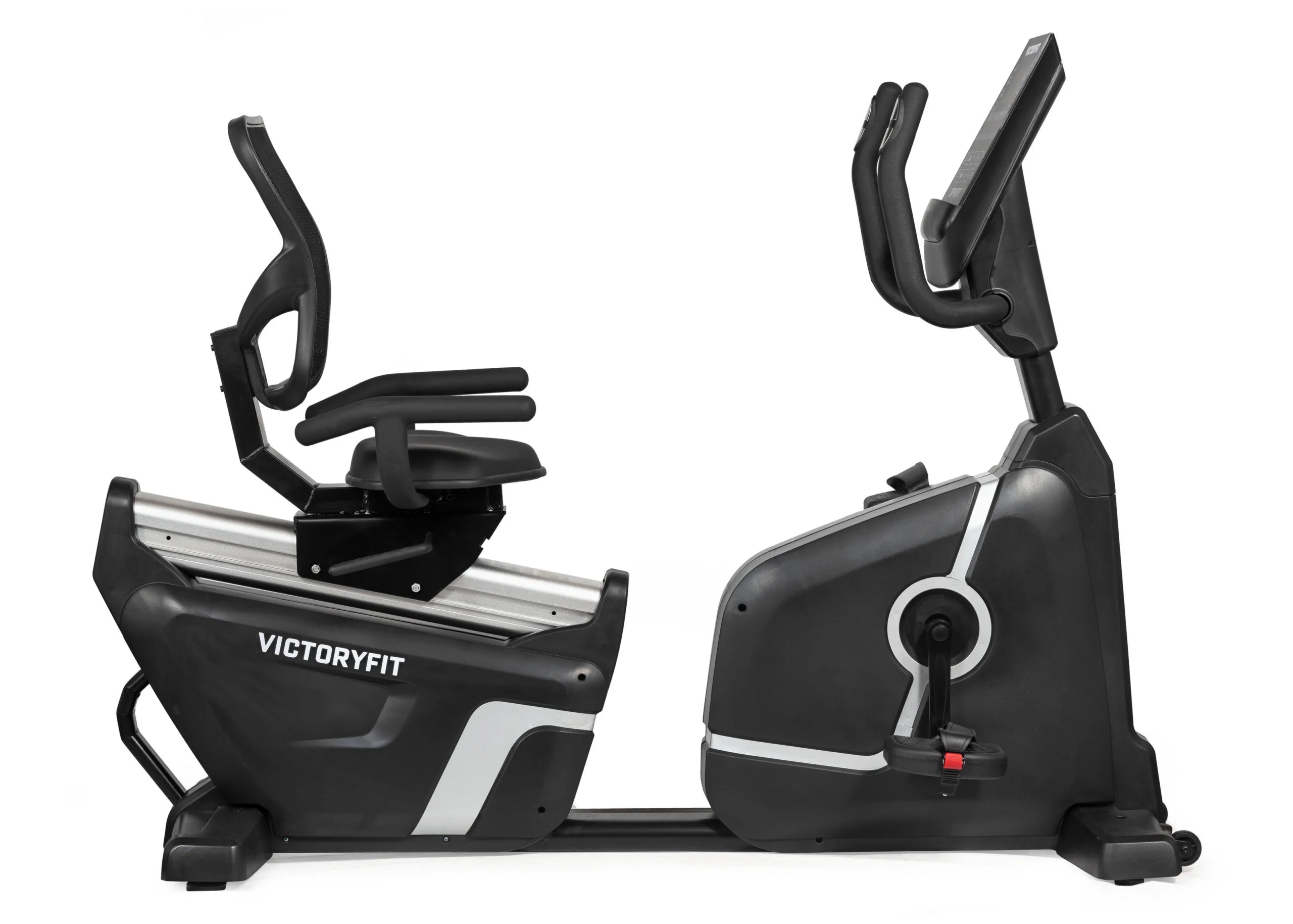 Реальное фото Велотренажер горизонтальный VictoryFit VF-D006 от магазина Спортев