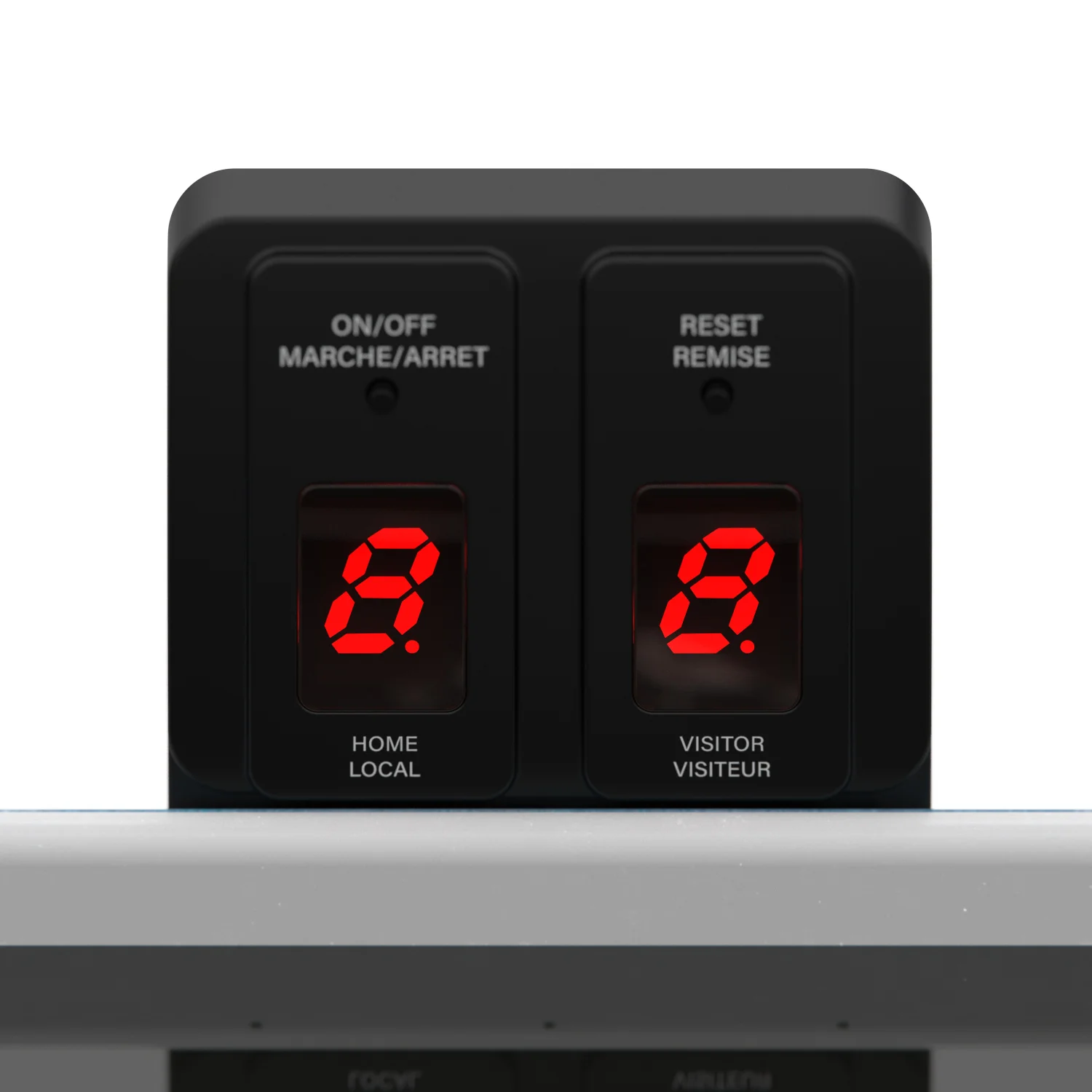 Реальное фото Игровой стол - аэрохоккей DFC ICE RIDER AT-140 от магазина Спортев