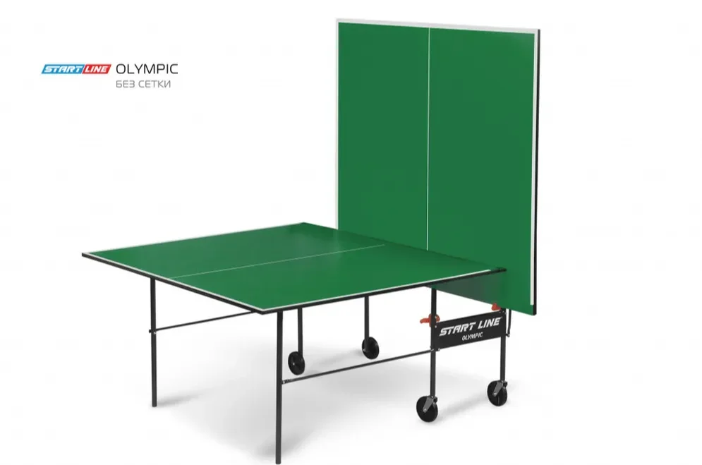 Реальное фото Стол теннисный Olympic Зелёный от магазина Спортев