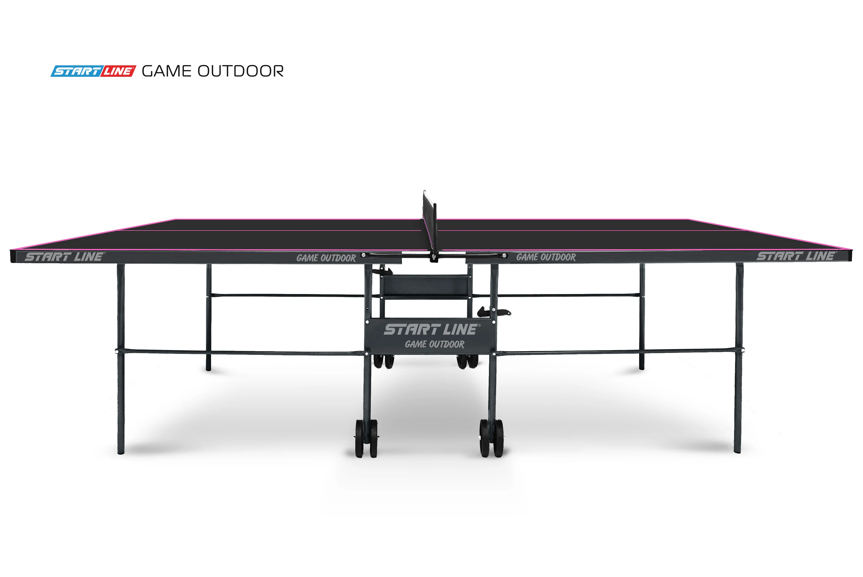 Реальное фото Стол теннисный Game 6 Всепогодный с сеткой Black от магазина Спортев