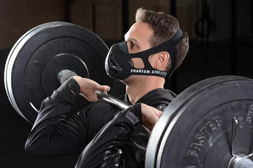 Реальное фото Маска тренировочная Phantom Training Mask 2.0 L от магазина СпортЕВ