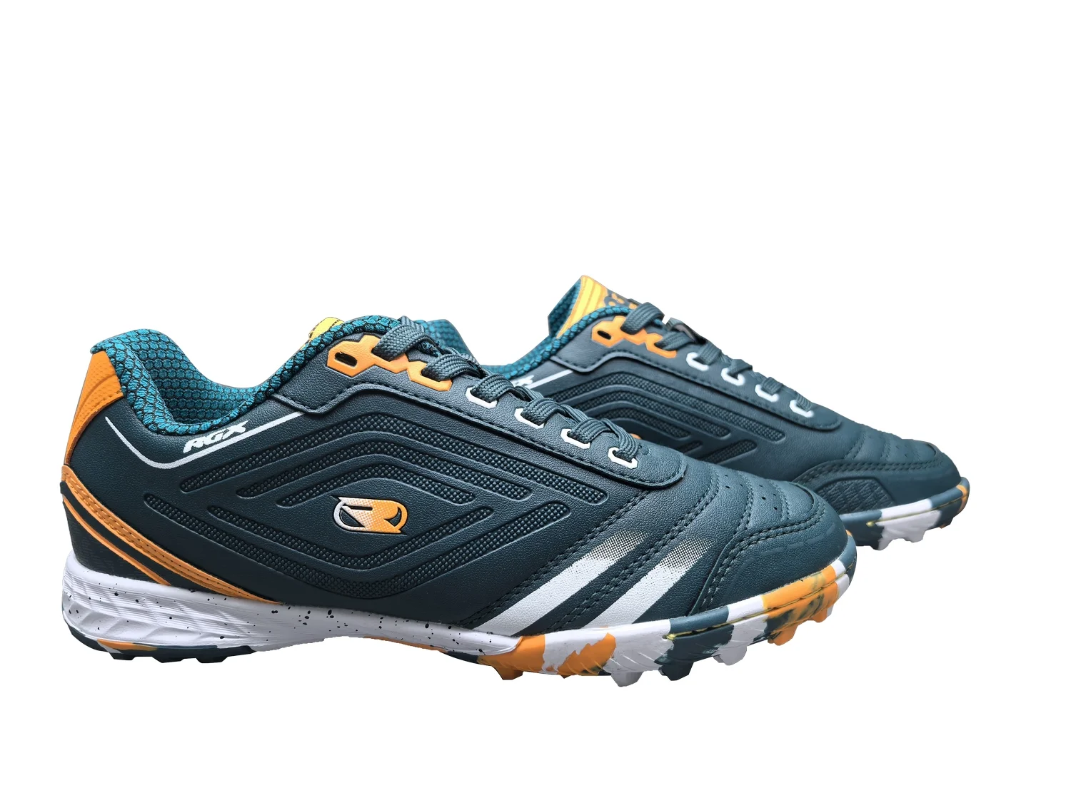 Реальное фото Бутсы SB-M-062 TF синий/оранжевый от магазина Спортев