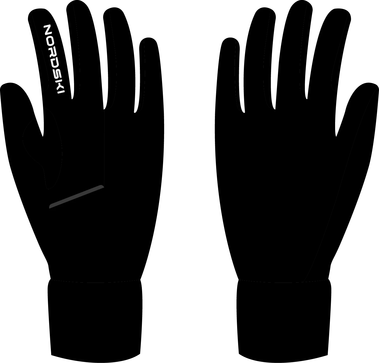 Реальное фото Перчатки Nordski Active black WS NSU115100 от магазина СпортЕВ