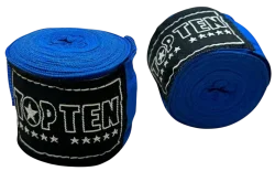 Бинты боксерские 2.0 м*5 см Top Ten эластан синие