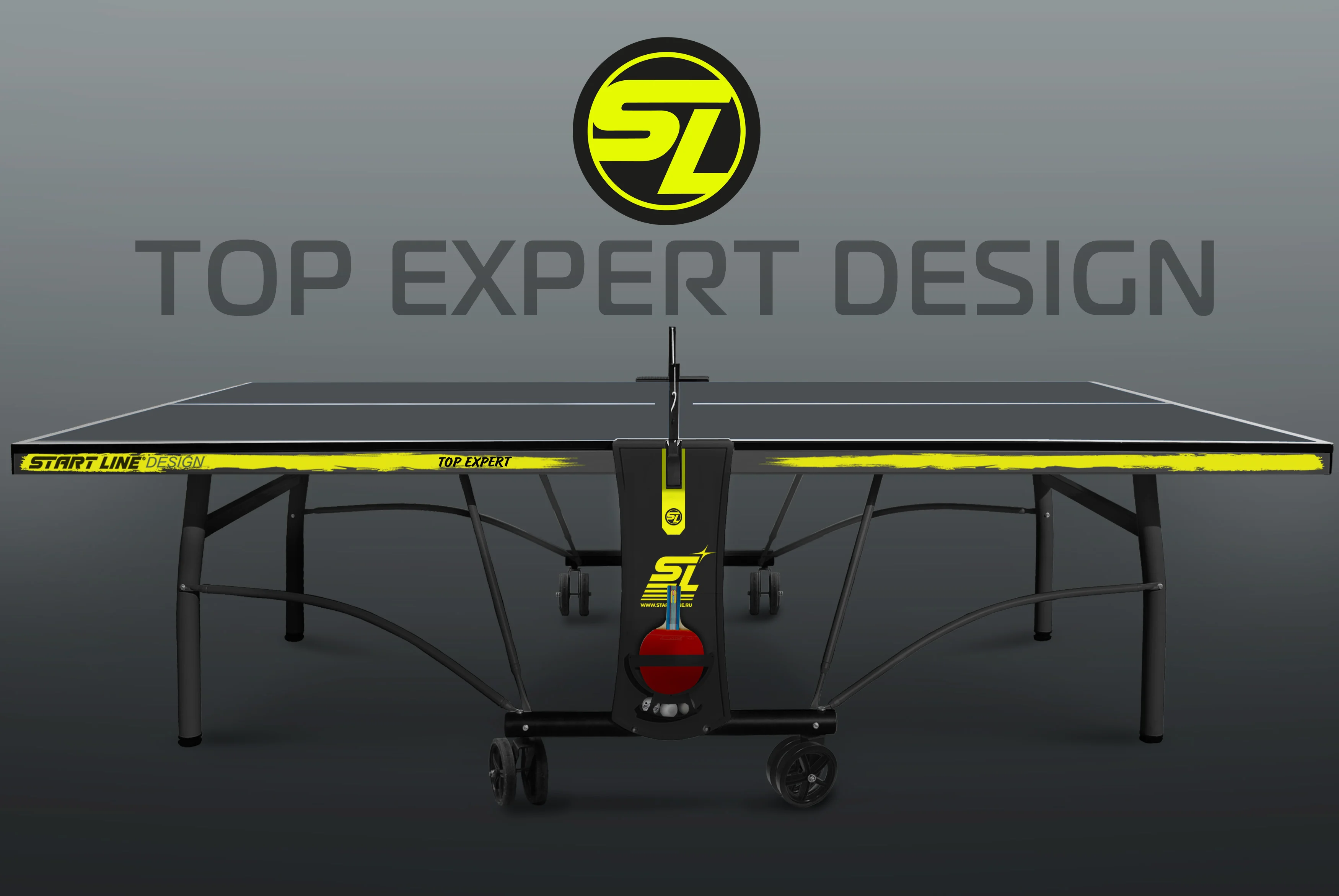 Реальное фото Стол теннисный Top Expert DESIGN от магазина Спортев