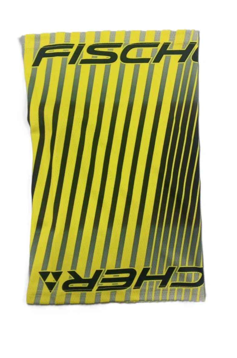 Реальное фото Шарф-труба с лого Fischer полоски от магазина Спортев