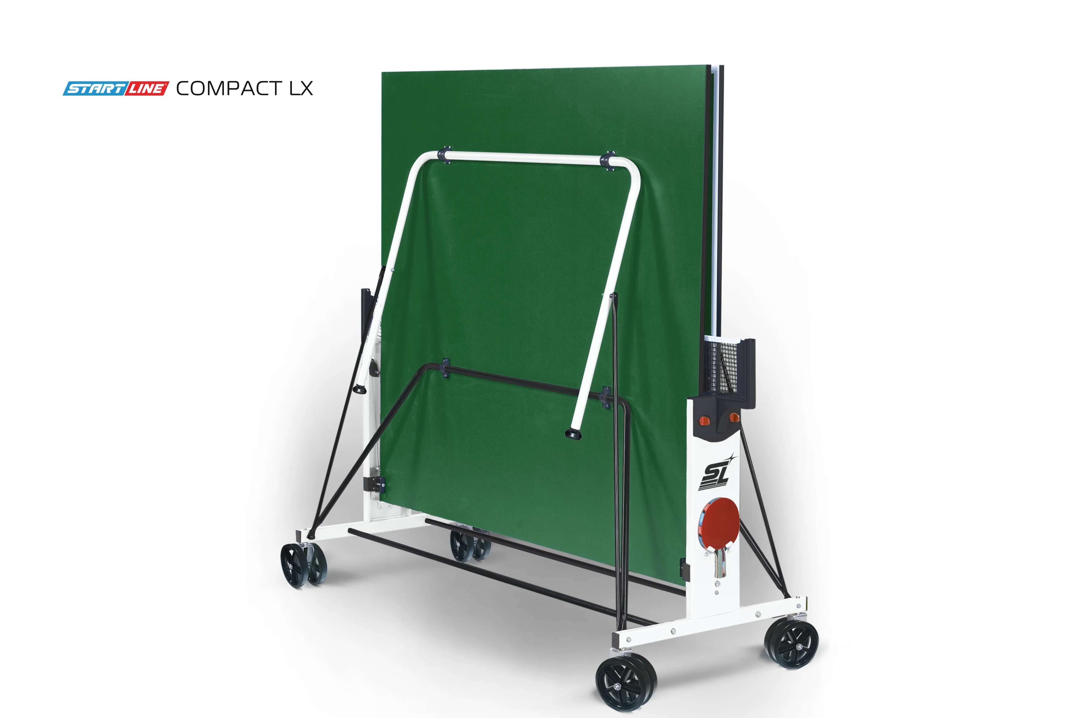 Стол теннисный Compact LX Зелёный Реальное фото Стол теннисный Compact LX Зелёный от магазина Спортев