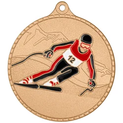 Медаль MZP 628-55/B горные лыжи (D-55мм, s-2 мм)