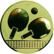 Реальное фото Вставка для медалей D1 A46/G 25 мм настольный теннис от магазина Спортев