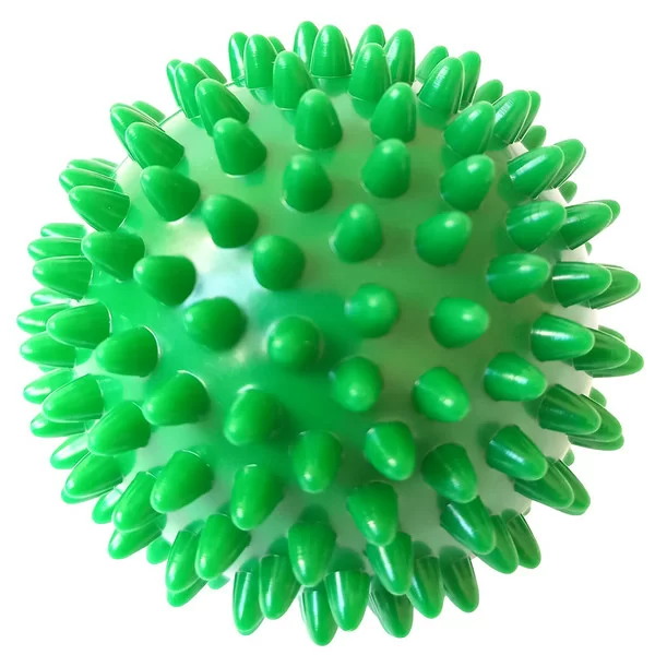 Реальное фото Мяч массажный 7 см E36799-6 жесткий ПВХ зеленый 10020692 от магазина СпортЕВ