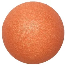 Реальное фото Мяч массажный MFS-107 твердый 12 см оранжевый E33010 от магазина СпортЕВ