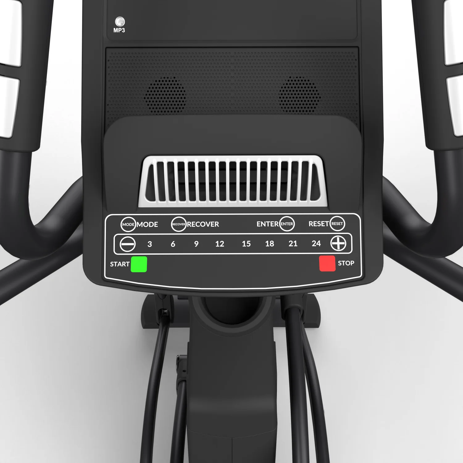 Реальное фото Эллиптический тренажер DFC E4500P магн.эл.привод от магазина Спортев