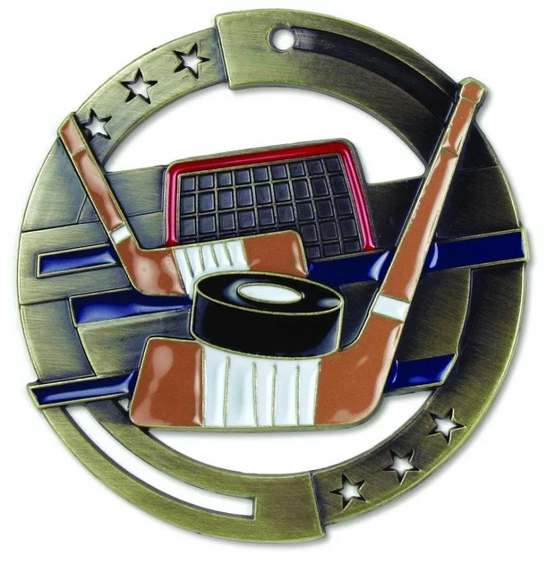 Реальное фото Медаль GA M3SH1 d-70 мм хоккей от магазина Спортев