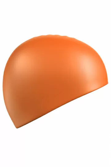 Реальное фото Шапочка для плавания Mad Wave Standard Silicone Cap оранжевый 9973 0 07 от магазина Спортев