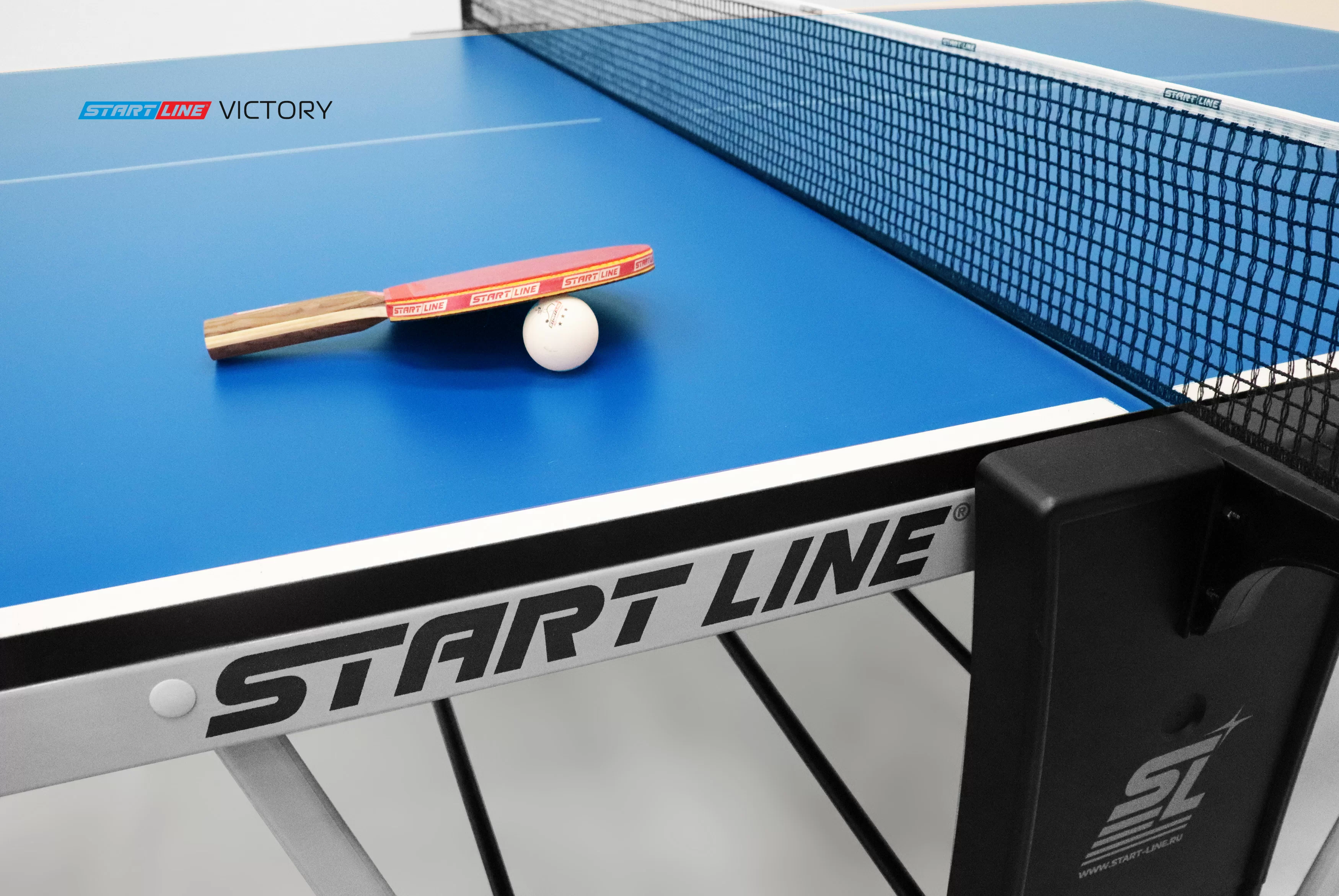 Реальное фото Стол теннисный VICTORY  Indoor Синий от магазина СпортЕВ