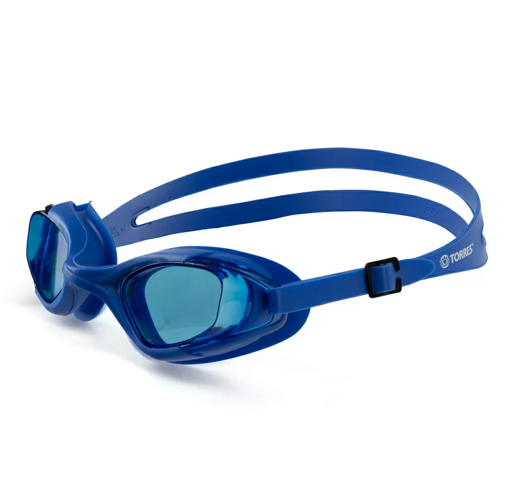 Реальное фото Очки для плавания Torres Fitness голубой/синий SW-32214BB от магазина СпортЕВ
