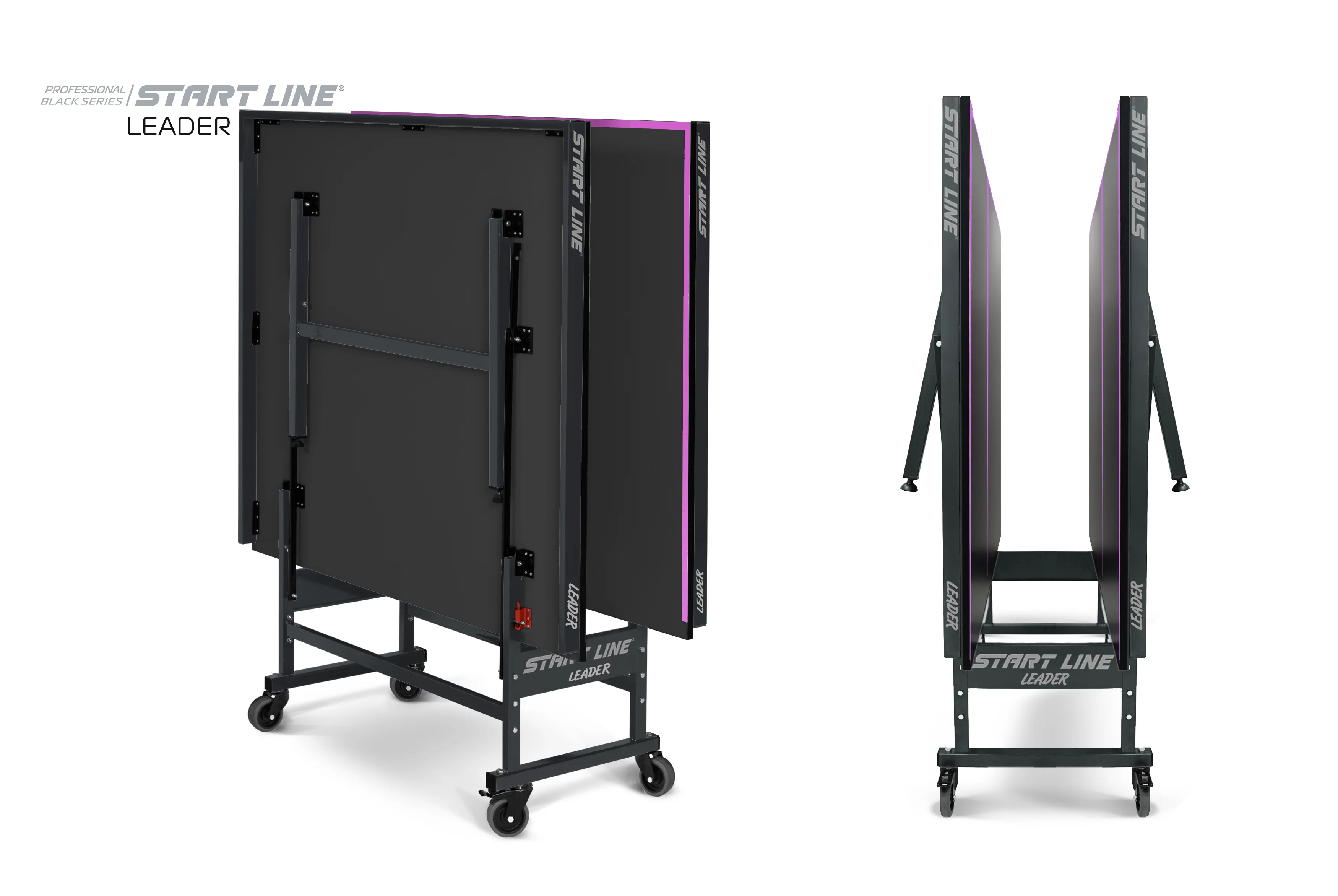 Реальное фото Стол теннисный Leader Black от магазина Спортев