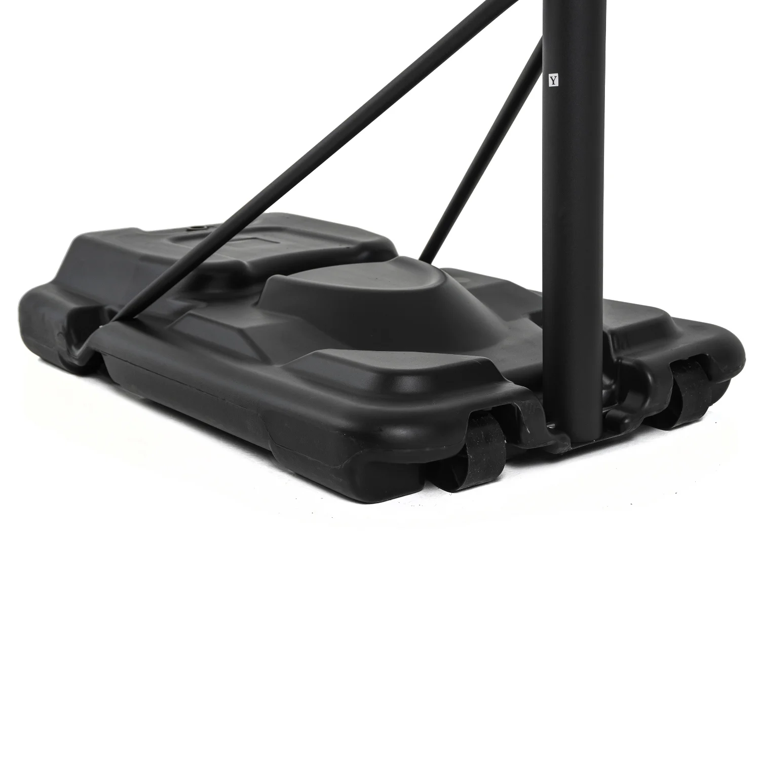 Реальное фото Баскетбольная мобильная стойка DFC STAND48P 120x80cm поликарбонат от магазина Спортев