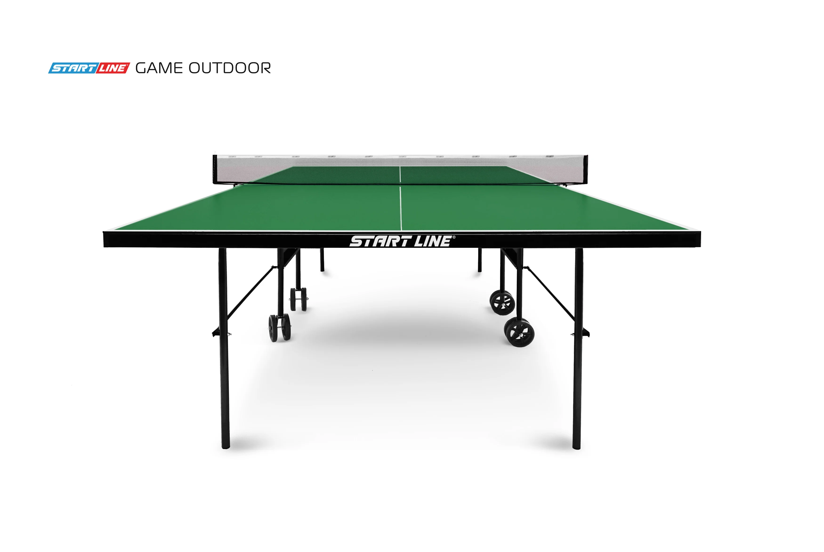 Реальное фото Стол теннисный Game Всепогодный с сеткой Зелёный от магазина Спортев