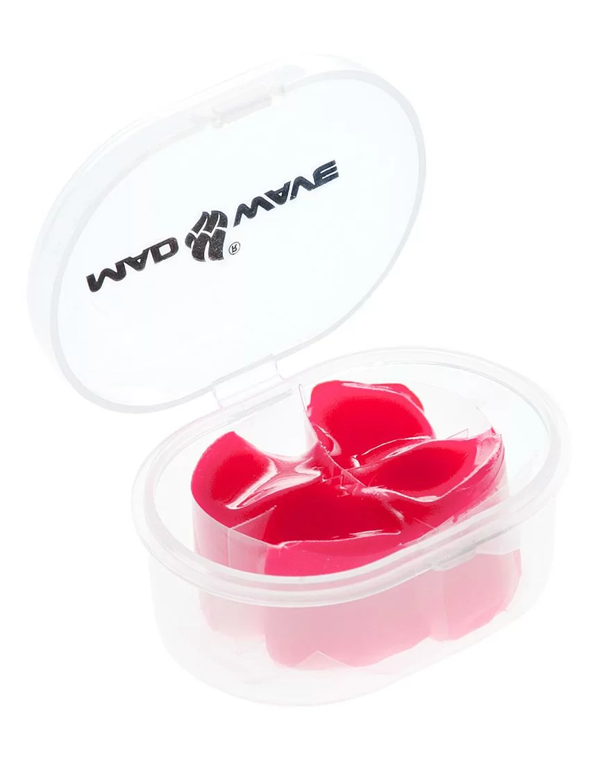 Реальное фото Беруши Mad Wave Ear plugs silicone pink M0714 01 0 11W от магазина Спортев