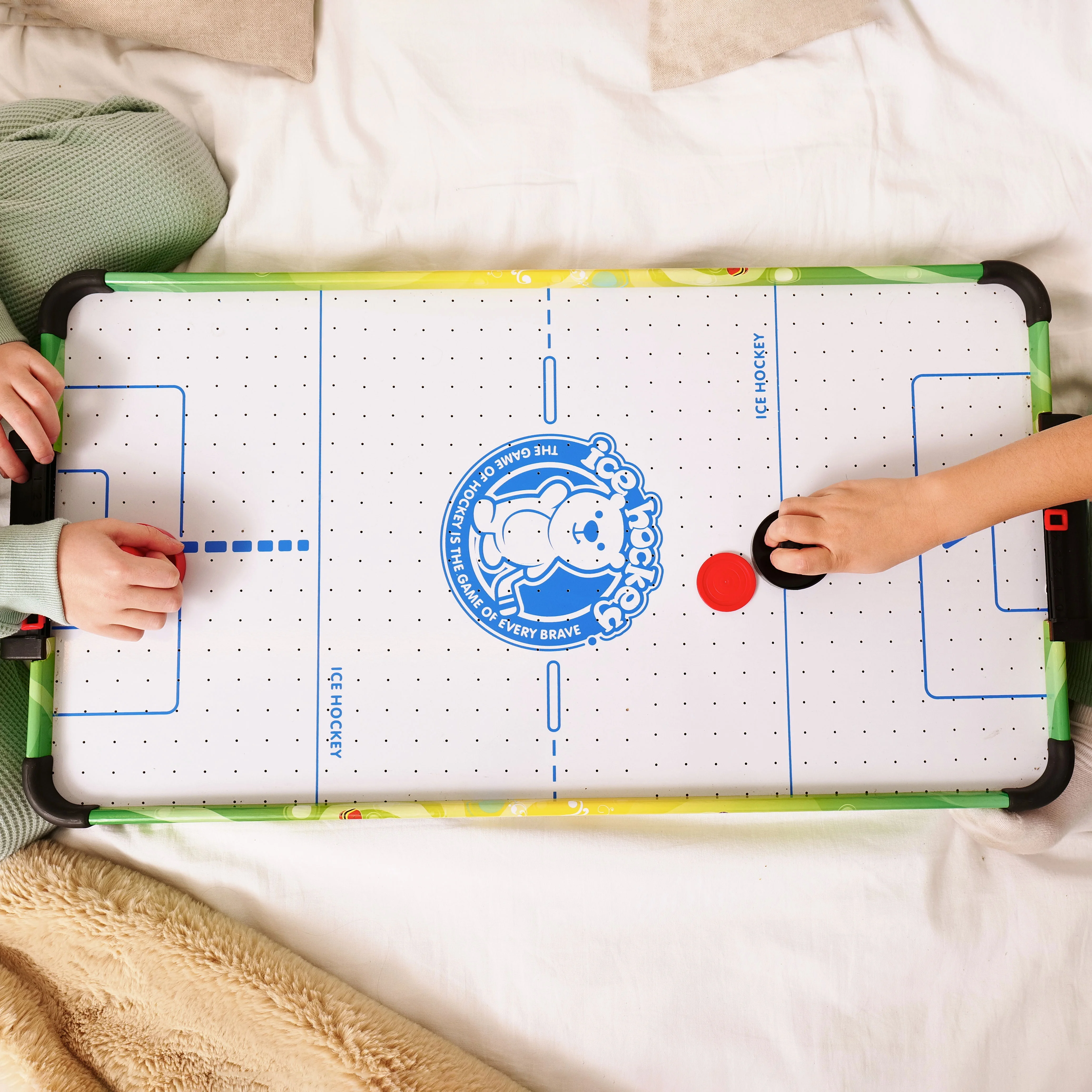 Реальное фото Игровой стол - аэрохоккей DFC SB-AT-3001 от магазина Спортев