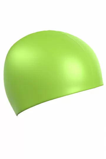 Реальное фото Шапочка для плавания Mad Wave Standard Silicone Cap зеленый 9973 0 10 от магазина Спортев