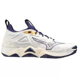 Кроссовки волейбольные Mizuno Wave Momentum 3 белый/т.синий