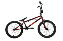 Велосипед Stark Madness BMX 3 (2024) бордовый/оранжевый/черный