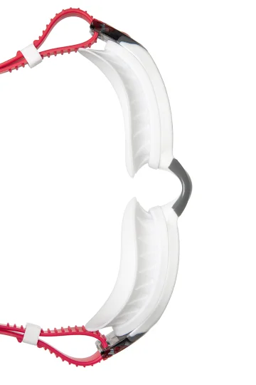 Реальное фото Очки для плавания Mad Wave Swim guard белый M0424 17 0 02W от магазина Спортев