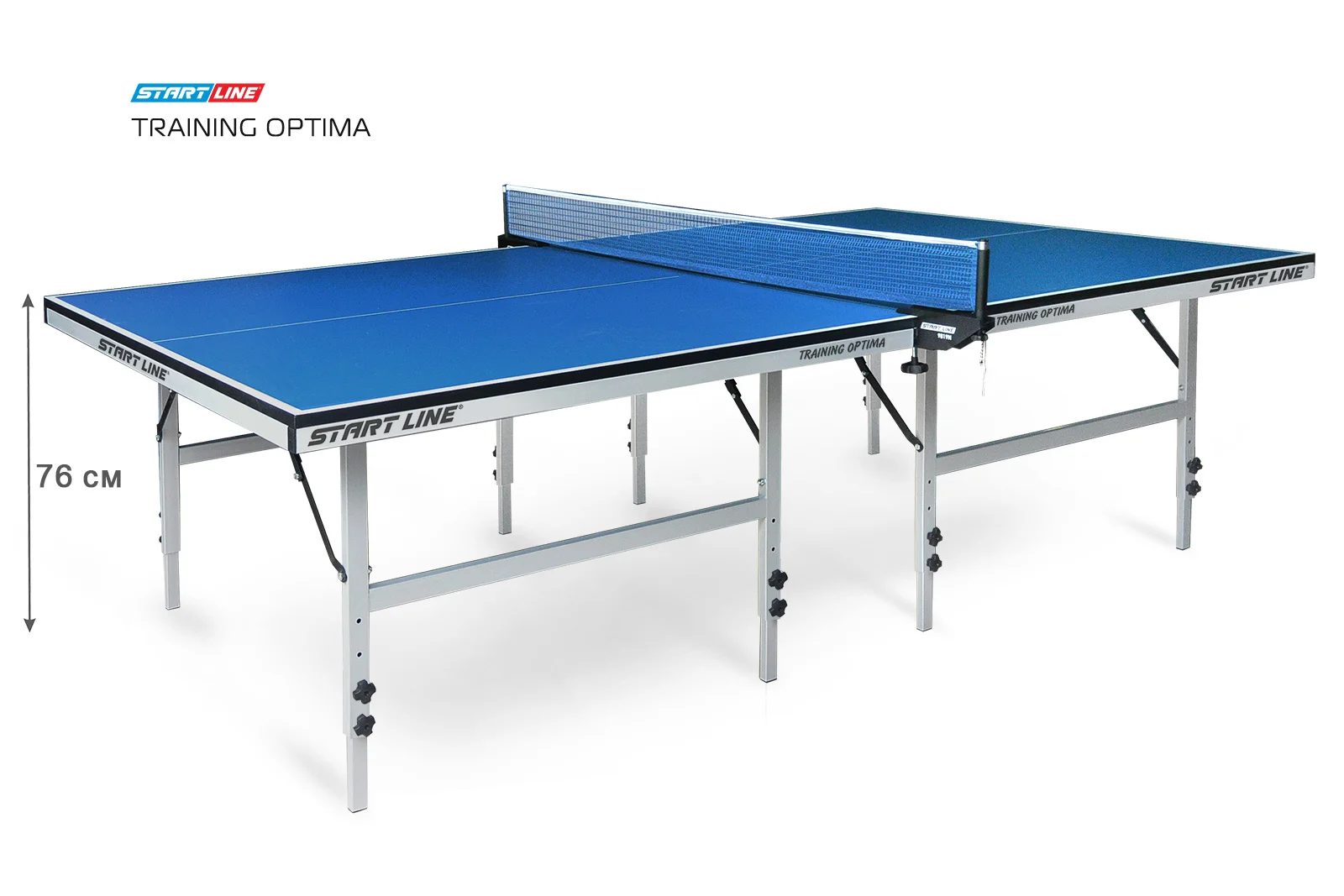 Стол теннисный Training Optima Синий Реальное фото Стол теннисный Training Optima Синий от магазина Спортев