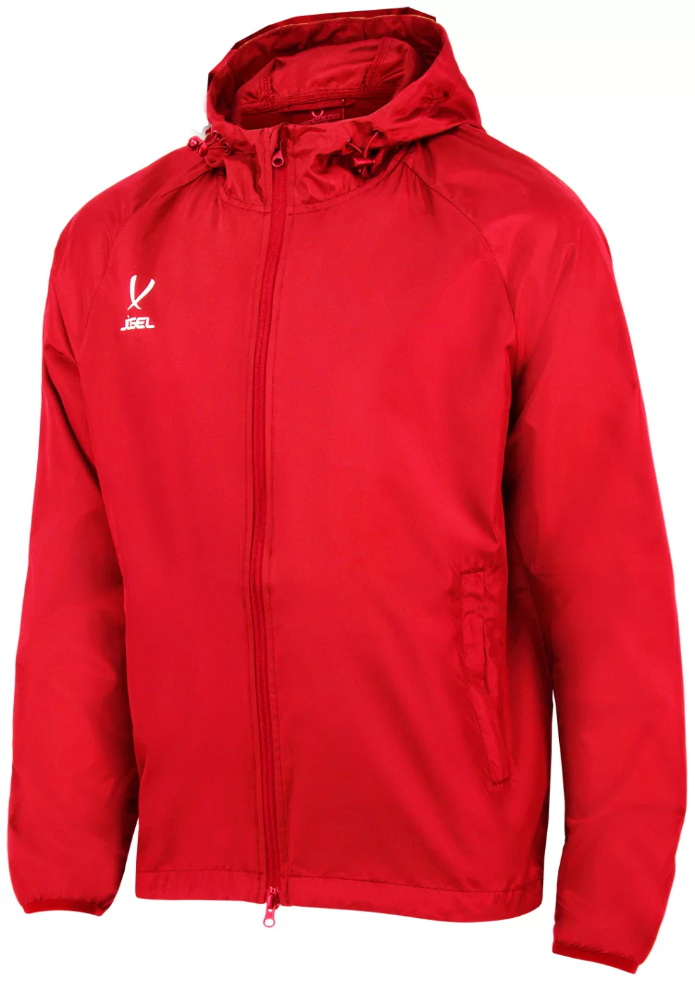 Реальное фото Куртка ветрозащитная Jogel Camp Rain Jacket JC4WB0122.R2 красный 369 от магазина СпортЕВ
