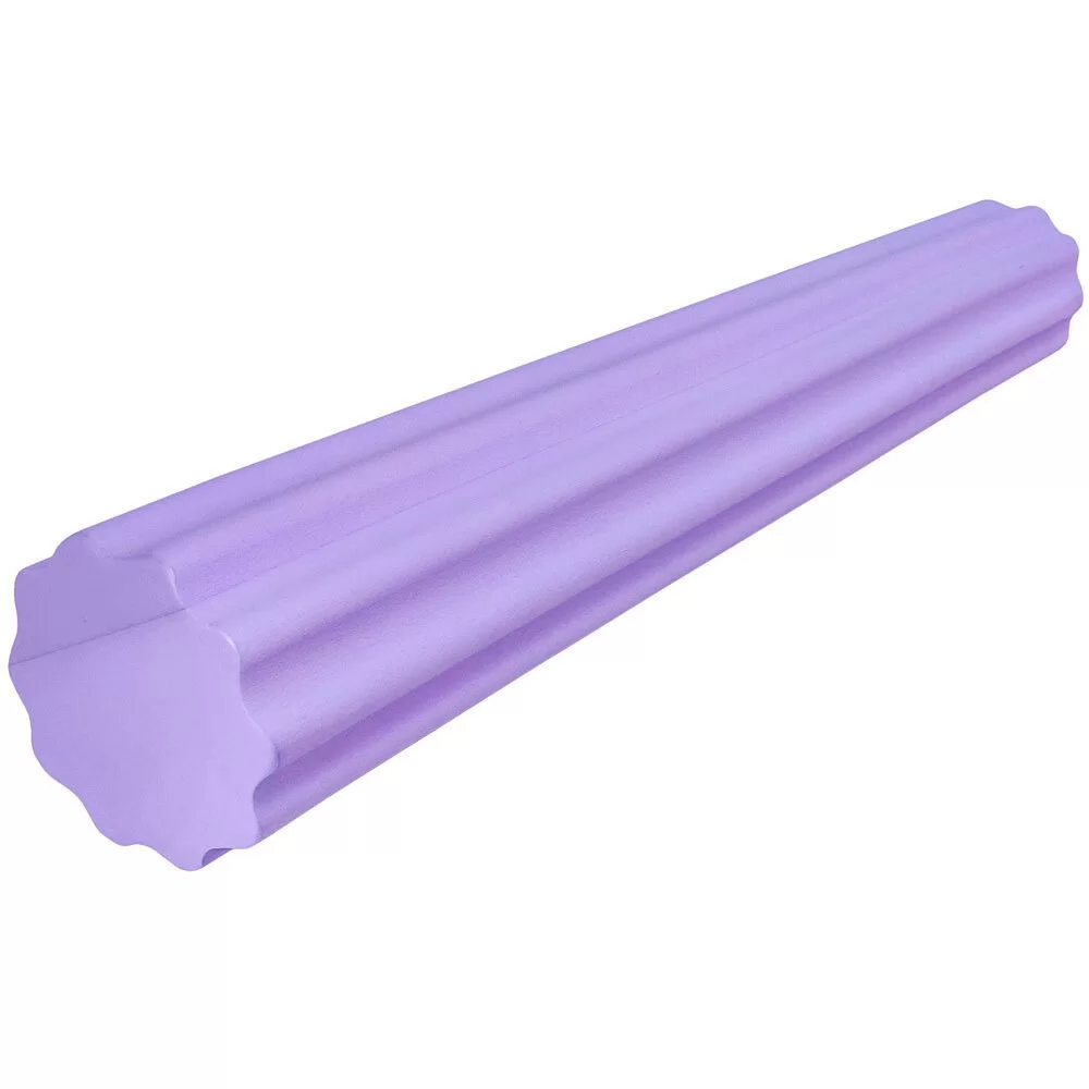 Реальное фото Ролик для йоги 90х15 см B31599-7 фиолетовый от магазина СпортЕВ