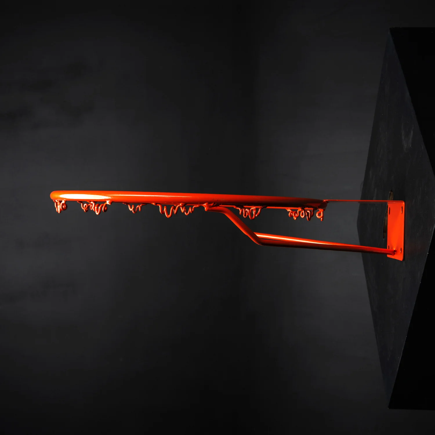 Реальное фото Кольцо баскетбольное DFC R2 45см (18") оранж./красное от магазина Спортев