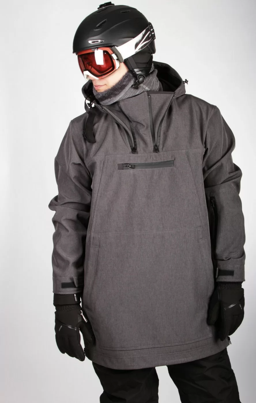 Реальное фото Куртка (Анорак) Frost Siberian Wear графит/меланж от магазина СпортЕВ