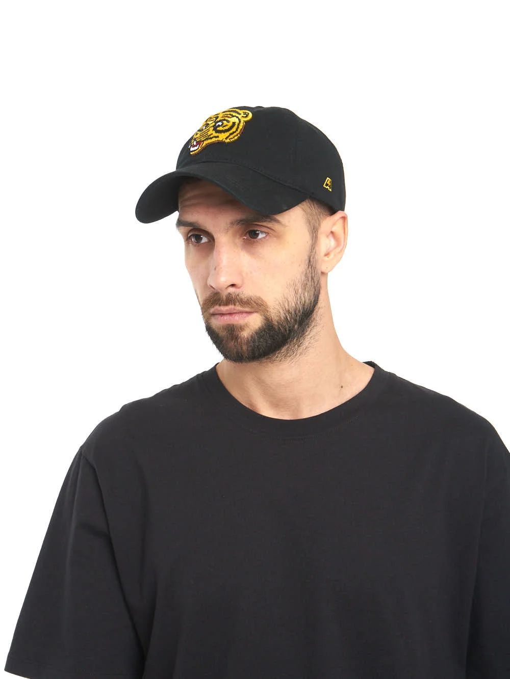 Реальное фото Бейсболка Boston Bruins черная р.55-58 31687 от магазина Спортев