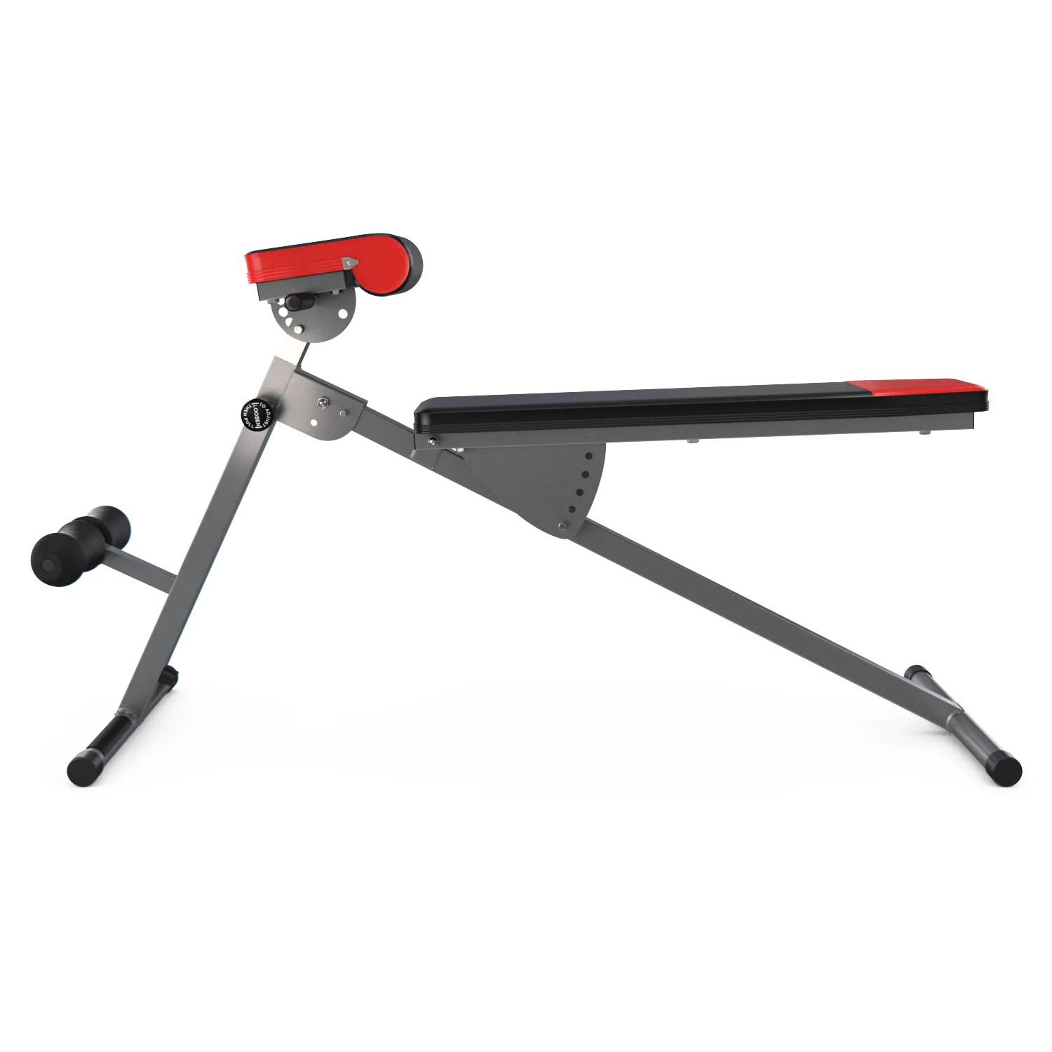 Реальное фото Скамья для пресса/ гиперэкстензия DFC D1107 от магазина Спортев