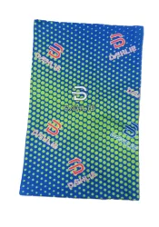 Шарф-труба с лого BD салатовый