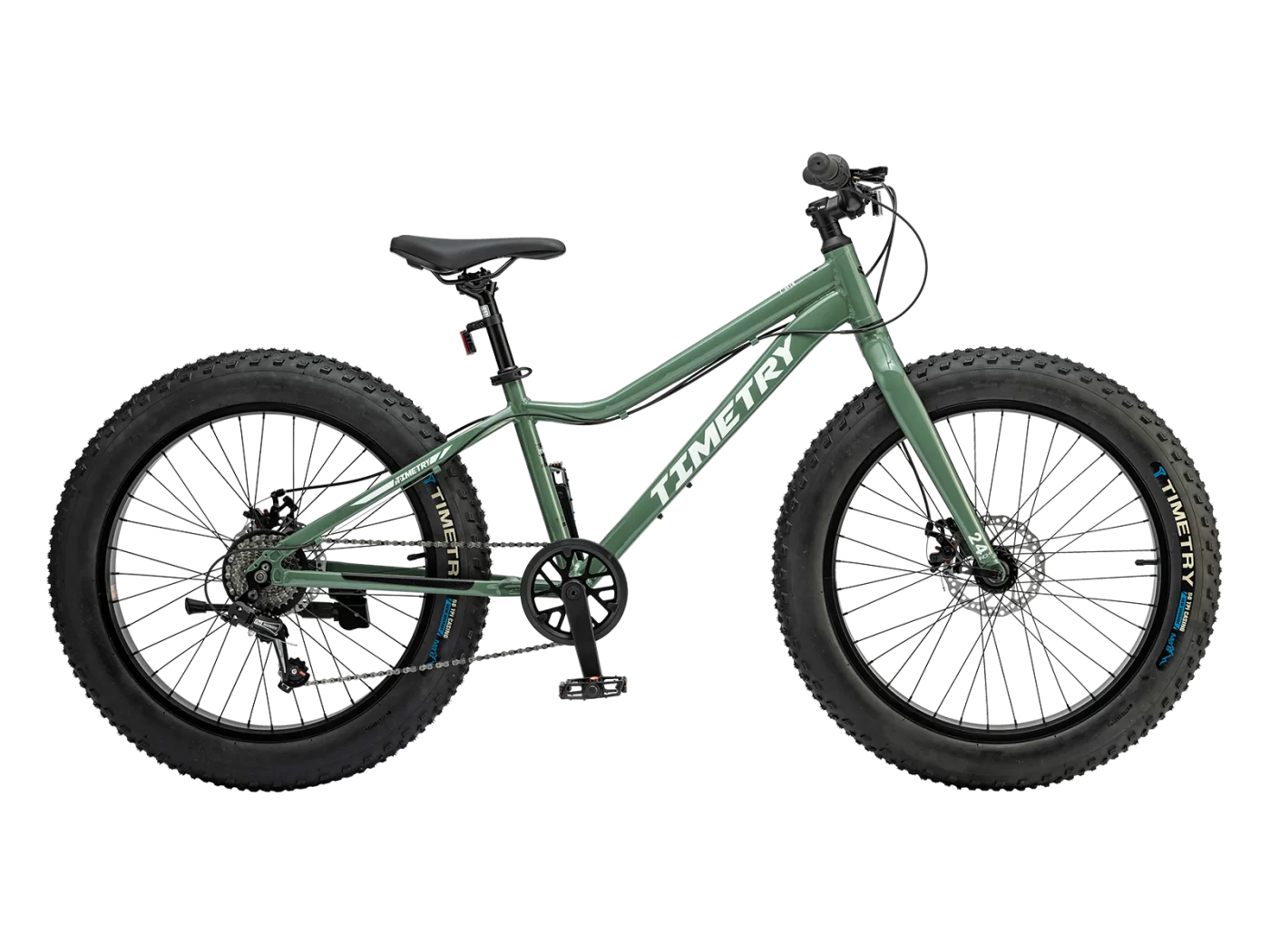 Реальное фото Велосипед Timetry TT217 24" 7 скор. зеленый от магазина Спортев