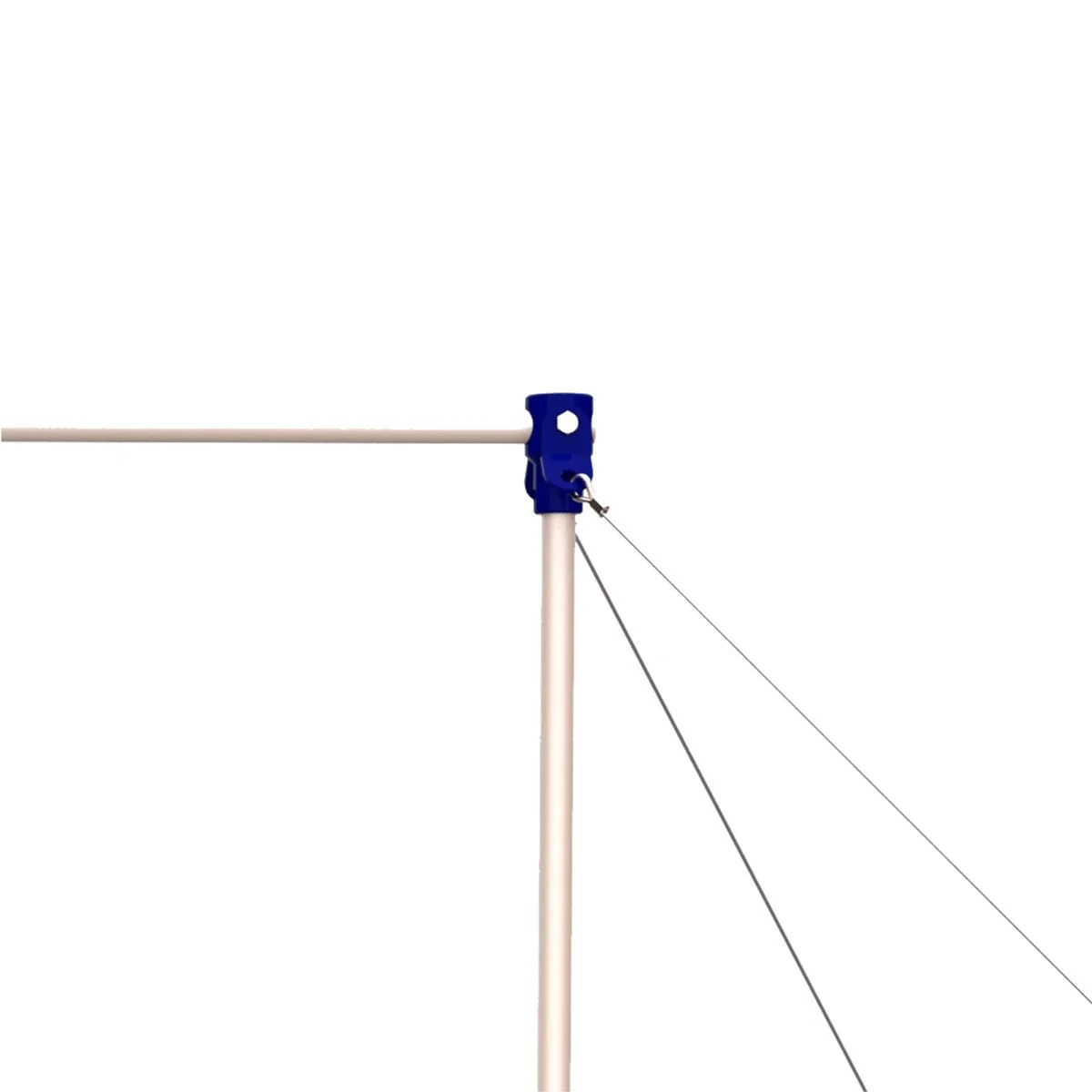 Реальное фото Перекладина гимнастическая универсальная (на растяжках) ZAVODSPORTA от магазина Спортев