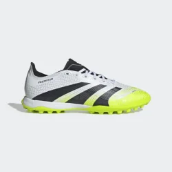 Бутсы Adidas Predator League turf белый/зеленый JI1132