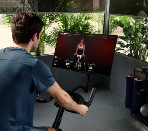 Реальное фото Велотренажер Yesoul BG1-B-32(два короба) от магазина Спортев