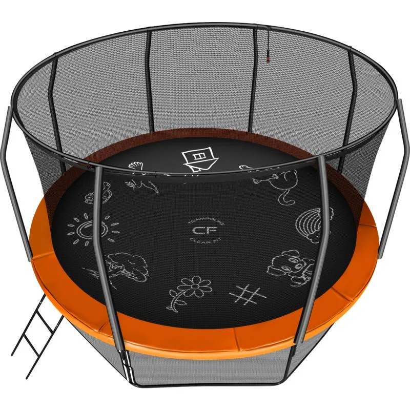 Реальное фото Каркасный батут Clear Fit FamilyHop 10Ft от магазина Спортев