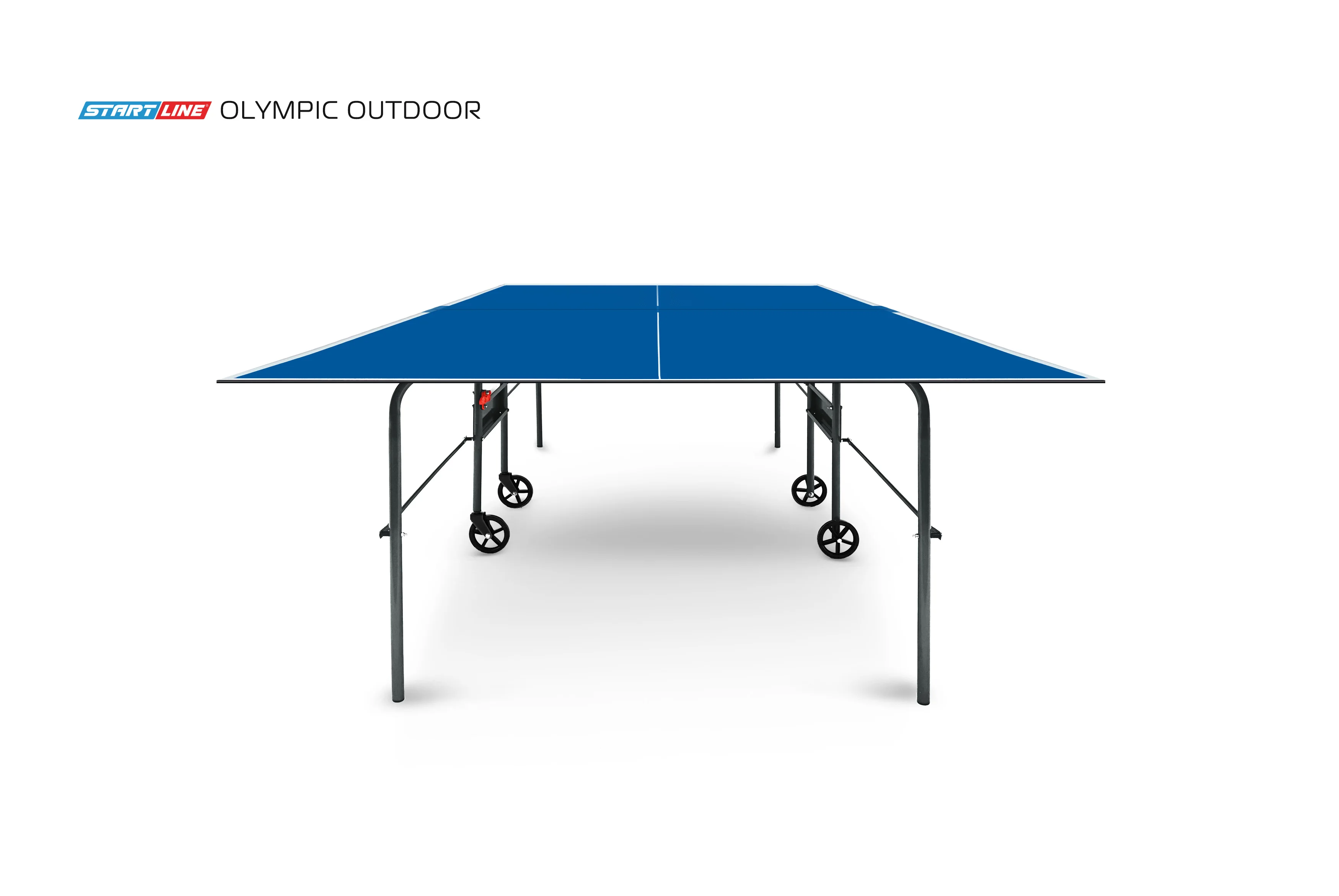 Реальное фото Стол теннисный Olympic Всепогодный Синий от магазина Спортев