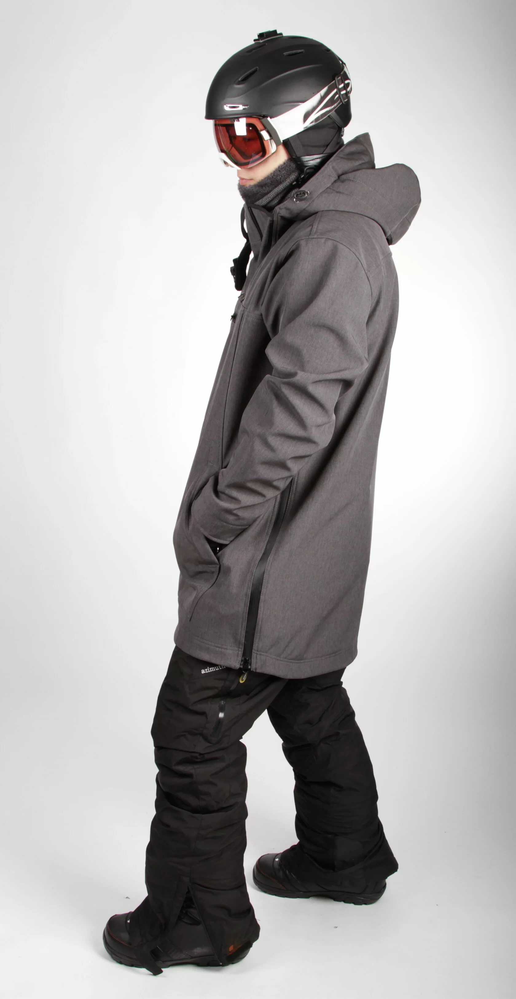 Реальное фото Куртка (Анорак) Frost Siberian Wear графит/меланж от магазина СпортЕВ