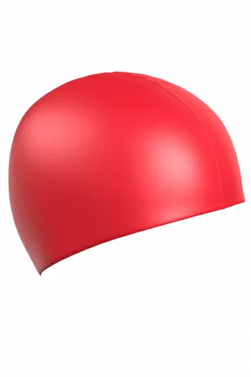 Реальное фото Шапочка для плавания Mad Wave Standard Silicone Cap красный 9973 0 05 от магазина Спортев