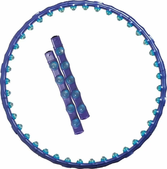 Реальное фото Обруч массажный разборный Big Ball Magnet Hoop WH-003 от магазина Спортев