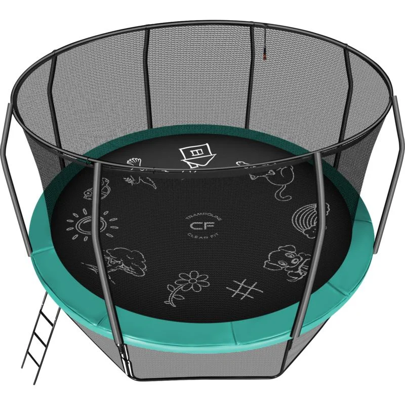 Реальное фото Каркасный батут Clear Fit FamilyHop 12Ft от магазина Спортев