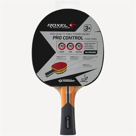 Реальное фото Ракетка для настольного тенниса Roxel Pro Control коническая 4522 от магазина Спортев