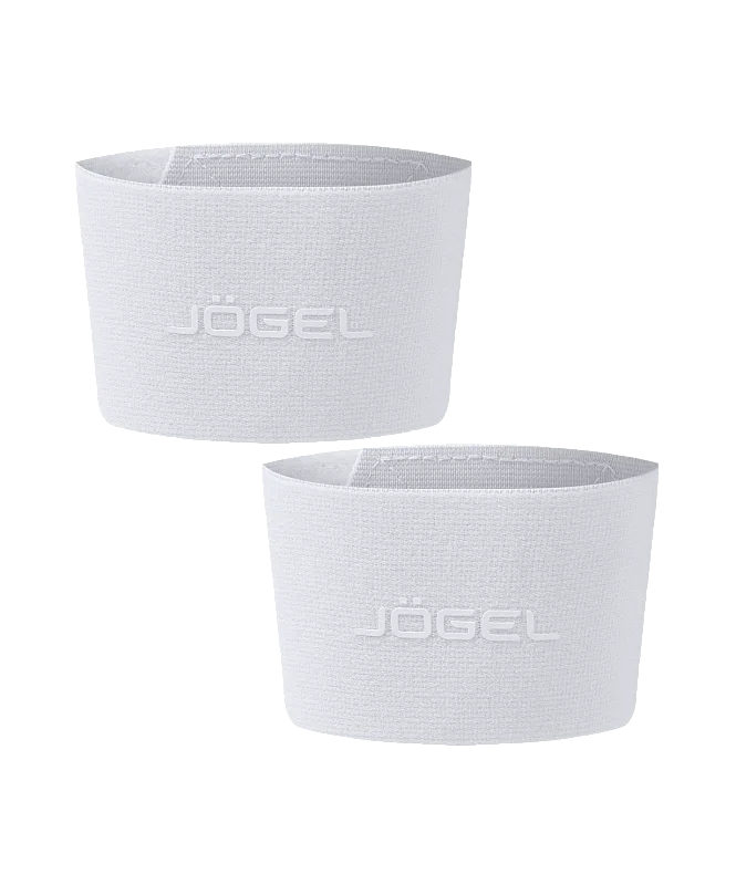 Реальное фото Держатели для щитков Jogel Guard Stay белые 0748 от магазина Спортев