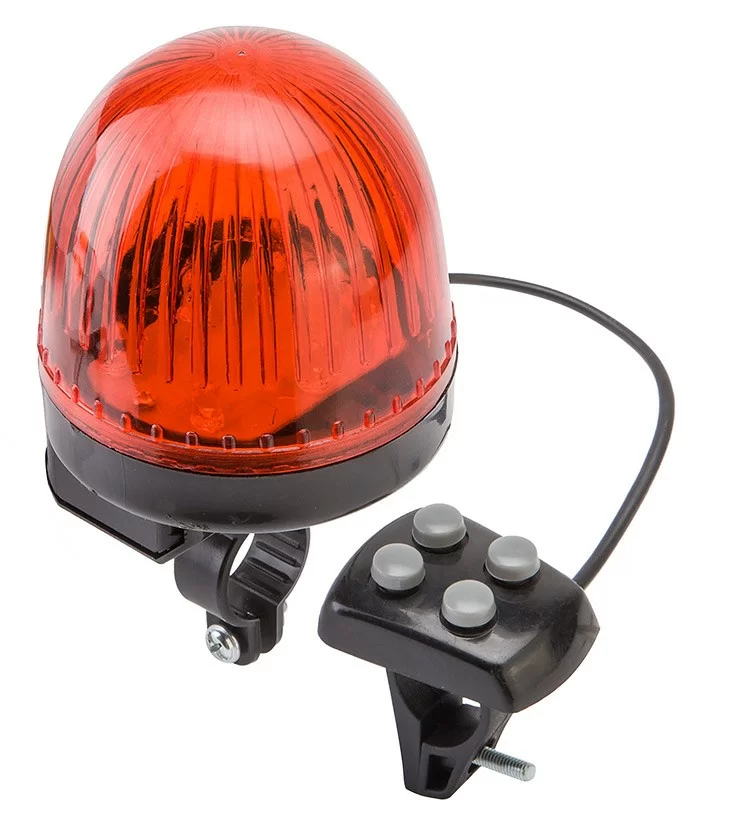 Реальное фото Звонок JY-2510B с подсветкой красно-черный 210213 от магазина СпортЕВ